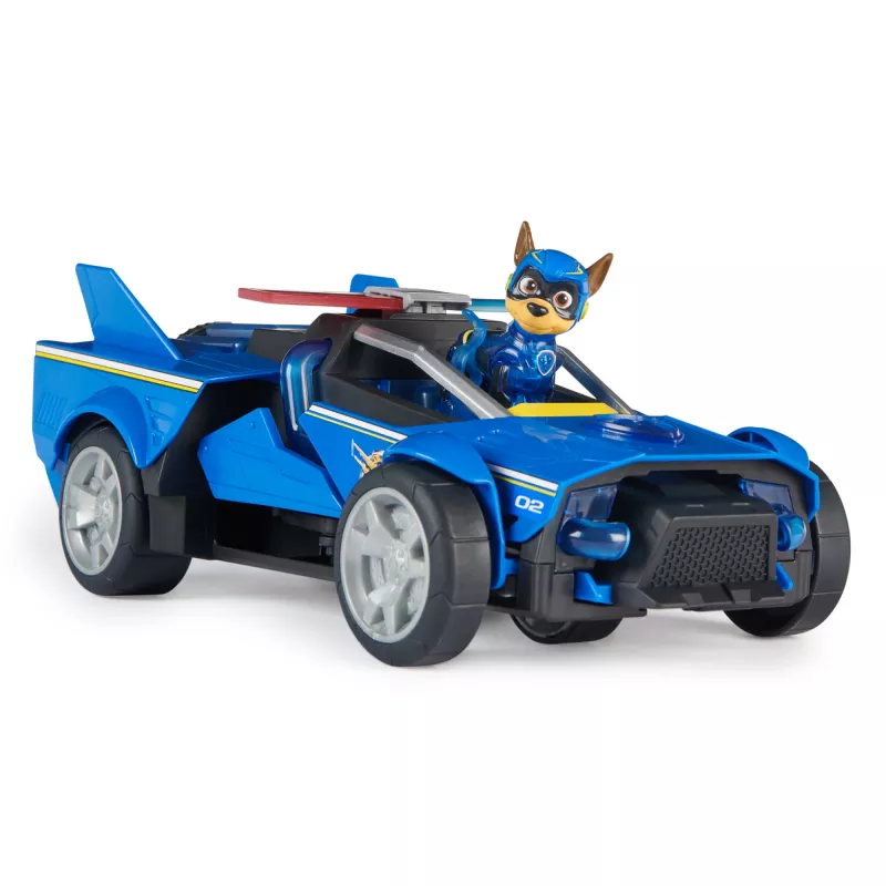 Policijas auto PAW Patrol Čeisa Varenais pārveidojošais kreiseris ar gaismām un skaņām
