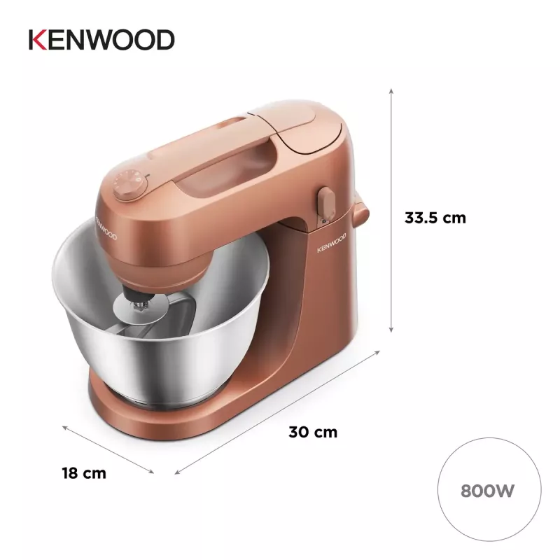 Kenwood Go KZM35.000RD galda mikseris, Clay Red, 800 W