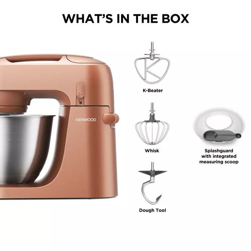Kenwood Go KZM35.000RD galda mikseris, Clay Red, 800 W