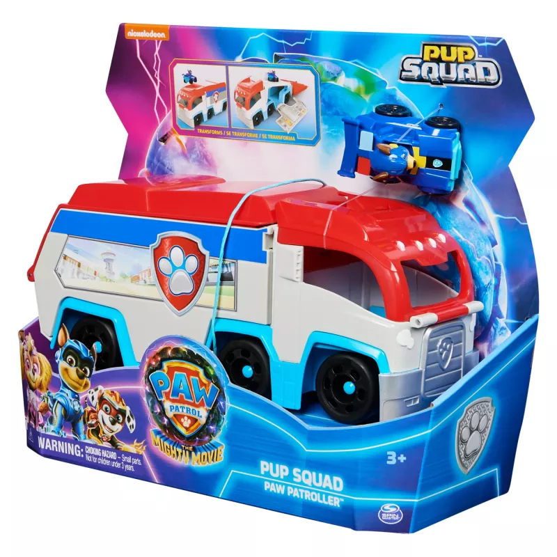 PAW Patrol The Mighty Movie Pup Squad Patroller rotaļlietu kravas automašīna