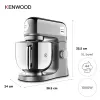 Stāvmaisītājs Kenwood kMix Special Edition KMX760ACH — 1000 W, hroms, nerūsējošā tērauda bļoda