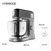 Kenwood kMix Special Edition virtuves kombains 1000 W 5 L Melns, Hroms
