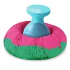 Kinetic Sand , Ultimate Sandisfying Set ar 2 mārciņām spēļu smilšu (rozā, dzeltenas un zilganzaļas), 10 rīki un veidnes, sensoriskās rotaļlietas bērniem no 7 gadu vecuma