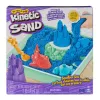 Kinetic Sand, smilšu kastes komplekts, radošas Lieldienu dāvanas, ietver 1 lb zilu formējamu rotaļu smilti, 4 rīkus un veidnes, uzglabāšana, sensoriskas rotaļlietas bērniem no 3 gadu vecuma