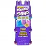 Kinetic Sand, Shimmer Sand 3 komplekts ar veidnēm un 12 oz, Bērnu kinētiskās smiltis, 4 gadi, Netoksisks, Plastmasa, Zila, Rozā, Violeta