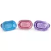 Kinetic Sand, Shimmer Sand 3 komplekts ar veidnēm un 12 oz, Bērnu kinētiskās smiltis, 4 gadi, Netoksisks, Plastmasa, Zila, Rozā, Violeta