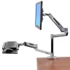 ERGOTRON Lx Sit Stand Desk Mount LCD svira (pulēts alumīnijs)