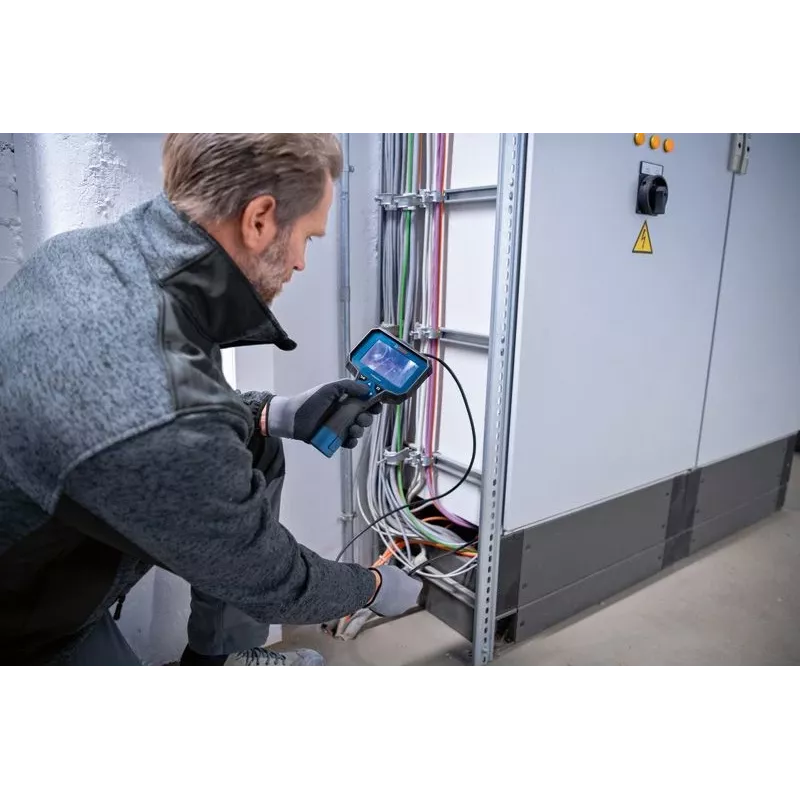 Pārbaudes kamera Bosch GIC 12V-4-23 C Professional — darbināma ar baterijām 12 V, elastīgs 4,23 m kabelis