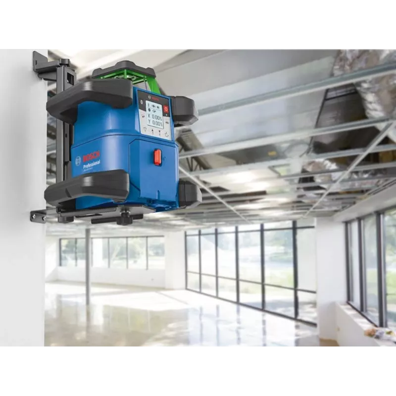 Rotācijas lāzers Bosch GRL 650 CVHG Professional 18 V ar zaļo lāzera līniju, L-BOXX