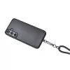 Intenso USB-C uzlādes štrope tālruņa kakla siksnas kabelis 60W ātrā uzlāde regulējams garums 1,65m neilons melns