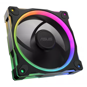 Ventilators ASUS Prime MR120 ARGB Reverse Melns 12 cm uzmavas gultnis