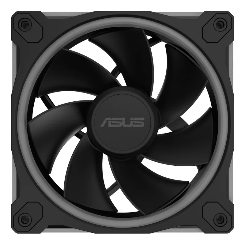 Ventilators ASUS Prime MR120 ARGB Reverse Melns 12 cm uzmavas gultnis