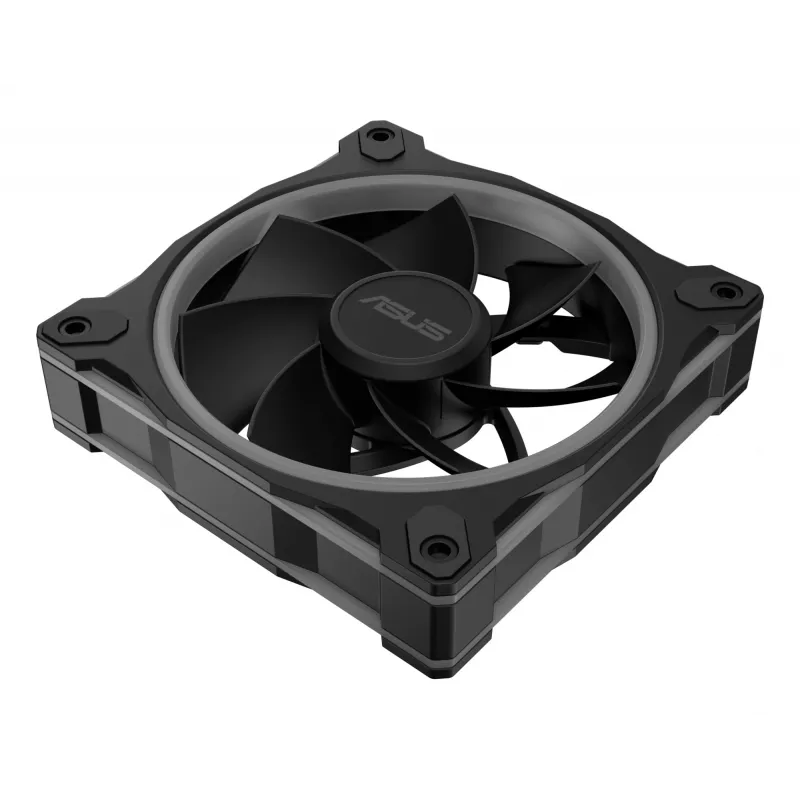 Ventilators ASUS Prime MR120 ARGB Reverse Melns 12 cm uzmavas gultnis