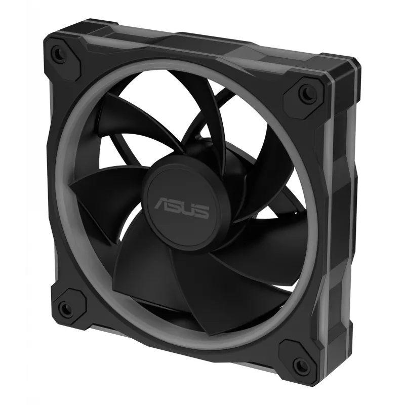 Ventilators ASUS Prime MR120 ARGB Reverse Melns 12 cm uzmavas gultnis