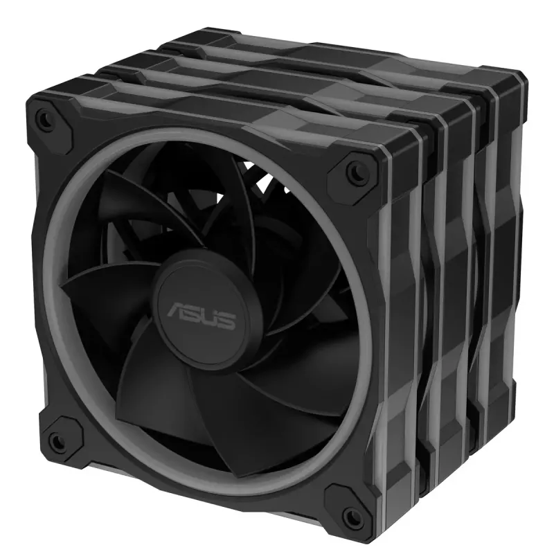 ASUS Prime MR120 ventilators ARGB Reverse Melns 3in1 Datora korpusam 12 cm 3 gab.