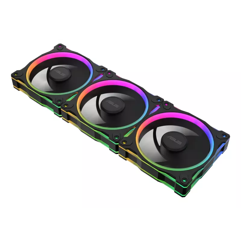 ASUS Prime MR120 ventilators ARGB Reverse Melns 3in1 Datora korpusam 12 cm 3 gab.