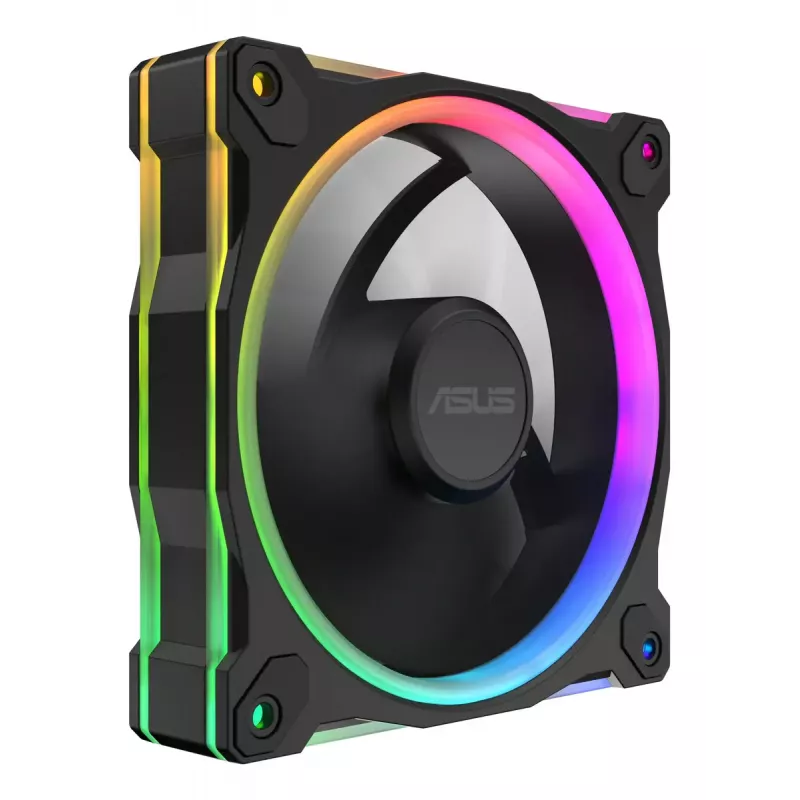 ASUS Prime MR120 ventilators ARGB Reverse Melns 3in1 Datora korpusam 12 cm 3 gab.