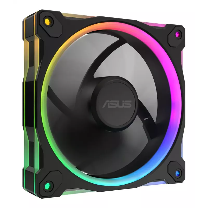ASUS Prime MR120 ventilators ARGB Reverse Melns 3in1 Datora korpusam 12 cm 3 gab.