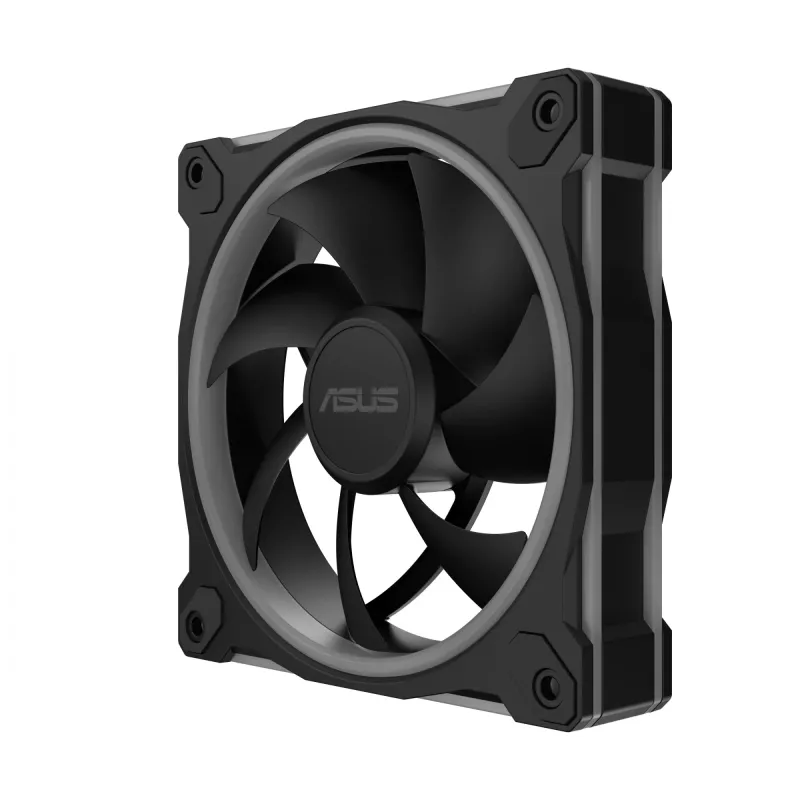 Ventilators ASUS Prime MR120 ARGB melns 12 cm uzmavas gultnis
