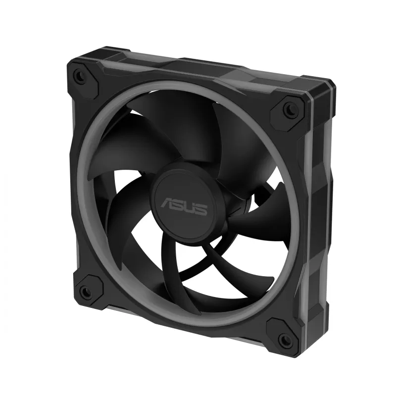 Ventilators ASUS Prime MR120 ARGB melns 12 cm uzmavas gultnis