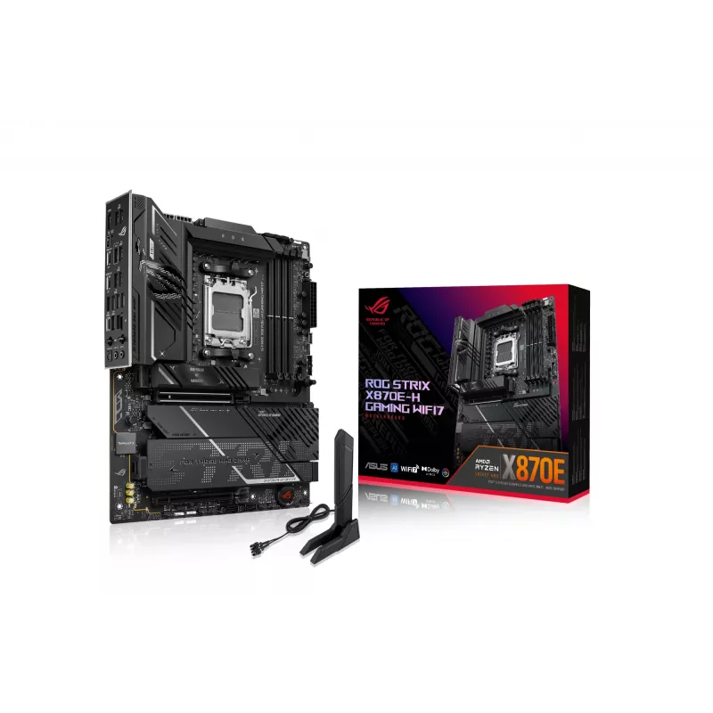 Mātesplate ASUS ROG STRIX X870E-H GAMING WIFI7 ATX Socket AM5 DDR5, 256GB, Wi‑Fi 7, 5Gb Ethernet