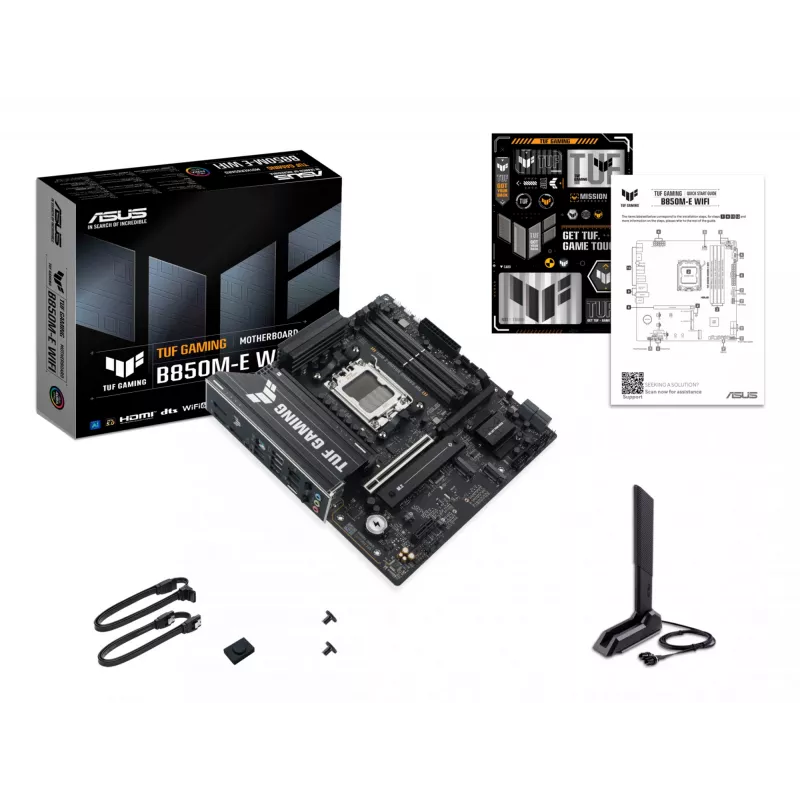Mātesplate ASUS TUF GAMING B850M-E WIFI AMD B850 Socket AM5 micro ATX
