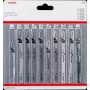 Bosch 2 607 011 172 finierzāģa asmeņu komplekts 10 gab.