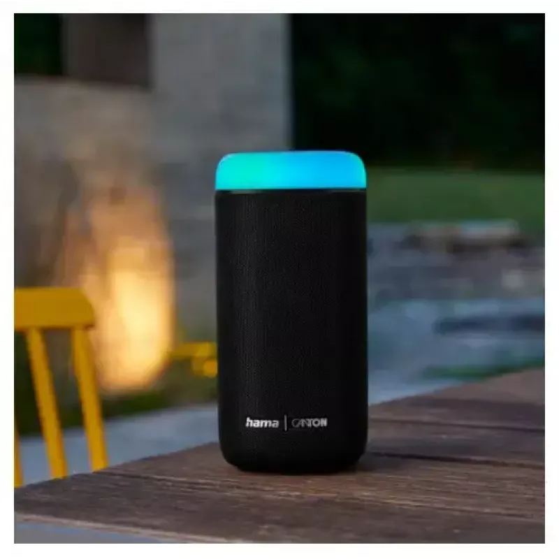 Bluetooth skaļrunis CANTON Glow Pro by HAMA, melns, 3,5 mm ligzda, LED gaismas efekti