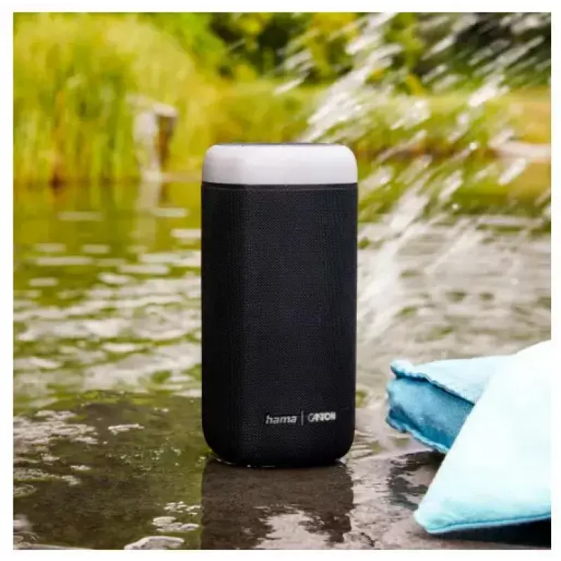 Bluetooth skaļrunis CANTON Glow Pro by HAMA, melns, 3,5 mm ligzda, LED gaismas efekti