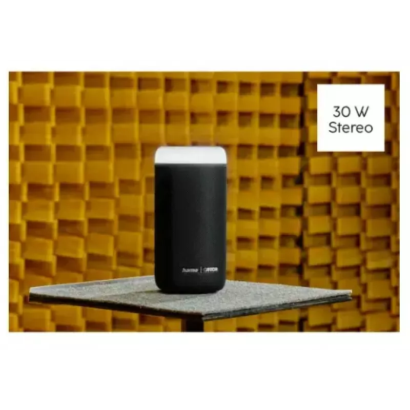 Bluetooth skaļrunis CANTON Glow Pro by HAMA, melns, 3,5 mm ligzda, LED gaismas efekti
