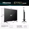 Hisense 50E77Q PRO 127 cm (50 collas) 4K Ultra HD Smart TV Wi-Fi Melns