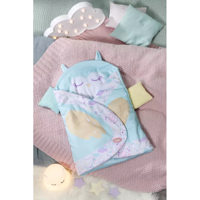 Leļļu guļammaiss Baby Annabell Sweet Dreams vīšanas maiss 3 gadi
