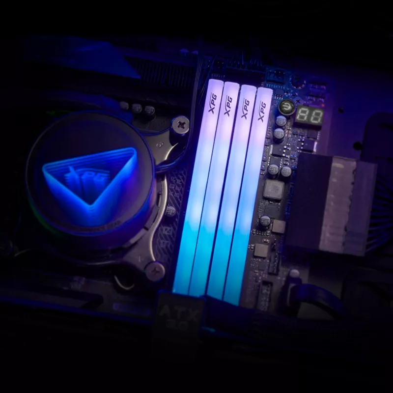 DIMM 16 GB DDR5-6400 , Arbeitsspeicher weiß, AX5U6400C3216G-SLABRWH, XPG Lancer Blade RGB, INTEL XMP, AMD EXPO