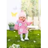 Leļļu drēbju komplekts BABY born Rozā mētelīša komplekts 43cm Salokāms