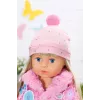 Leļļu drēbju komplekts BABY born Rozā mētelīša komplekts 43cm Salokāms