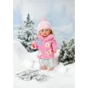 Leļļu drēbju komplekts BABY born Rozā mētelīša komplekts 43cm Salokāms