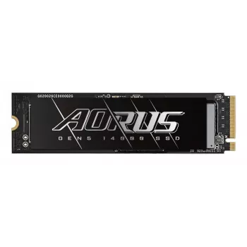 M.2 NVMe SSD GIGABYTE AORUS Gen5 14000 — 4 TB, PCIe 5.0, Read 14100 MB/s, Write 12600 MB/s