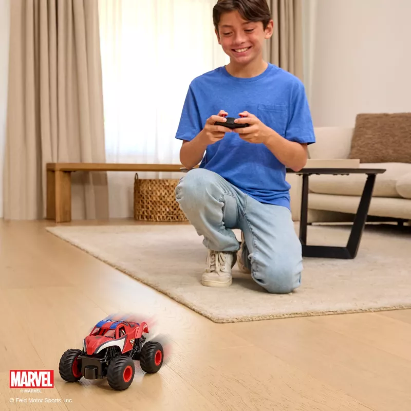 Monster Jam , Marvel The Amazing Spider-Man RC Monster Truck, mērogā 1:24, rotaļlietas zēniem un meitenēm no 4 gadu vecuma