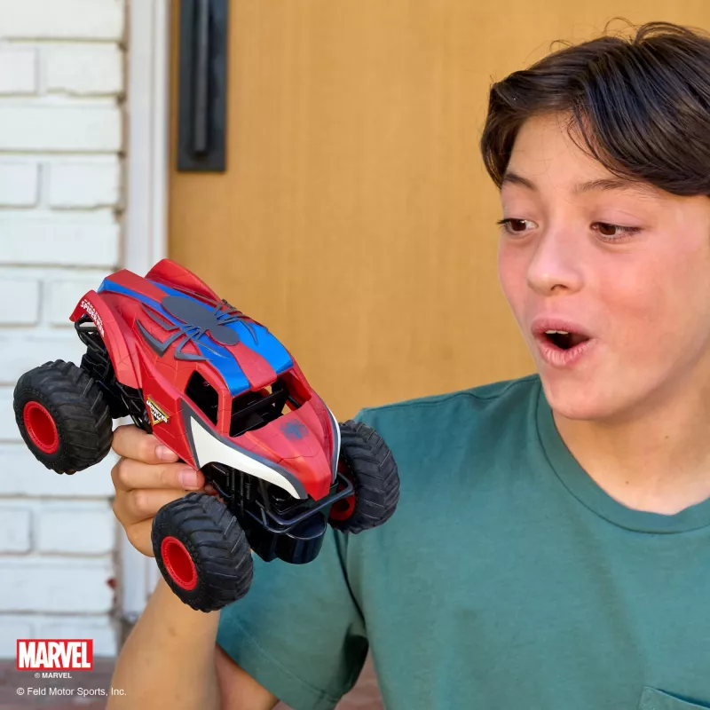 Monster Jam , Marvel The Amazing Spider-Man RC Monster Truck, mērogā 1:24, rotaļlietas zēniem un meitenēm no 4 gadu vecuma