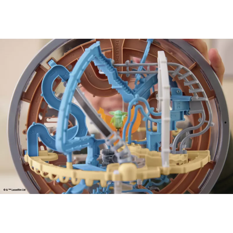 3D labirinta prasmju spēle Spin Master Perplexus Star Wars The Mandalorian – rokas kustību labirinta puzle