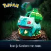 4D Build, Pokémon Bulbasaur 3D modeļa komplekts, Pokémon figūra, Kanto pirmā partnera kolekcija, galda dekors, 195 detaļas, vecumam no 12 gadiem