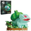 4D Build, Pokémon Bulbasaur 3D modeļa komplekts, Pokémon figūra, Kanto pirmā partnera kolekcija, galda dekors, 195 detaļas, vecumam no 12 gadiem