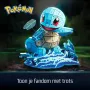 4D Build , Pokémon Squirtle 3D modeļa komplekts, Pokémon figūra, Kanto pirmā partnera kolekcija, galda dekors, 180 gabali, no 12 gadu vecuma