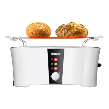 Toasteris Unold Design Dual 4 šķēles 1350 W Melns Balts