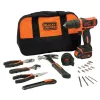 Pistol Grip Drill Melns & Decker BDCDD12-QW, Keyless, 1.5 Ah