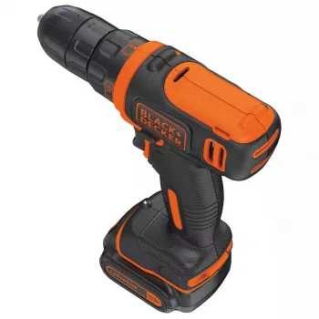 Pistol Grip Drill Melns & Decker BDCDD12-QW, Keyless, 1.5 Ah