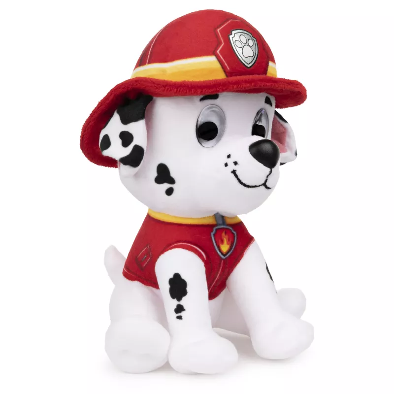 PAW Patrol GUND Oficiālais Māršals ugunsdzēsēja uniformā, mīkstā rotaļlieta, vecumam no 1 gada, 15 cm