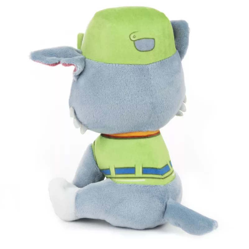 PAW Patrol GUND Oficiālais Rocky ar paraksta pārstrādes uniformu plīša rotaļlieta, pildīts dzīvnieks vecumā no 1 gada, 6 collas