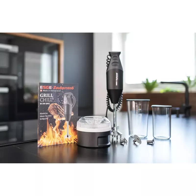 ESGE M 200 BBQ 10 L iegremdējamais blenderis 200 W Melns, Hromēts