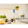 Rokas blenderis Braun Household MultiQuick 3 MQ30202M, 900 W, balts/zils, ar smalcinātāju un putojamo slotiņu